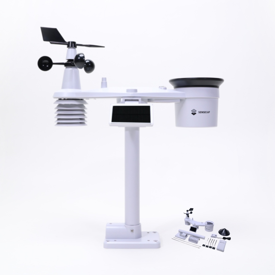 Garden Weather Station - SenseCAP S2120 8-in-1 LoRaWAN Weather Sensor