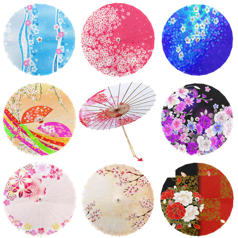 Smart Garden Umbrella - 84cm Japanese Style Oil Paper Umbrella