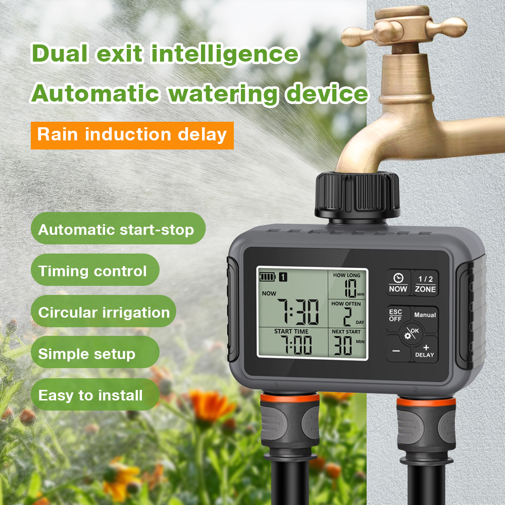 Smart Garden Sphagnum Moss - 1/2/3-Outlets Automatic Water Timer Smart Irrigation