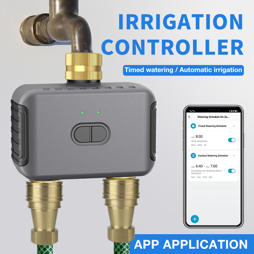 Smart Garden In Home - Tuya 2 Zone Watering Timer Garden