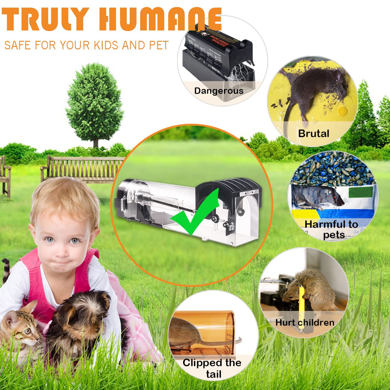 Safe Firm Humane Reusable Plas - Smart Garden Products ulasan dan harga