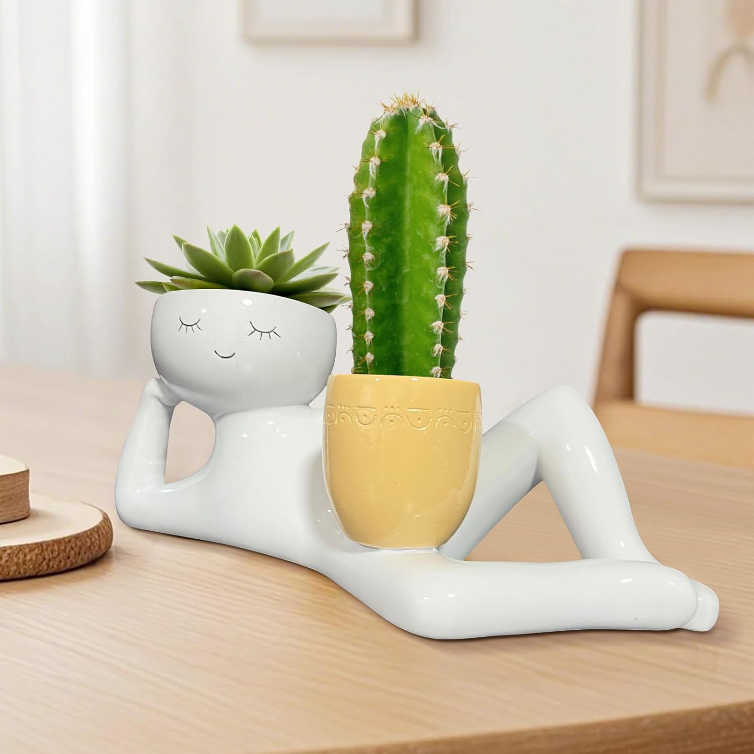 Lazy Little Guy Planter Unique - Smart Garden In Home ulasan dan harga