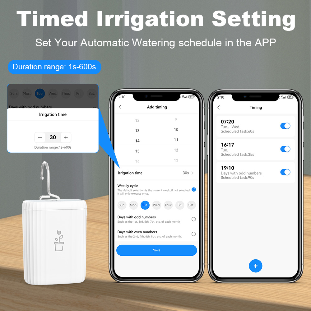MANHOT WiFi Smart Watering Pum - Smart Garden Home Assistant ulasan dan harga
