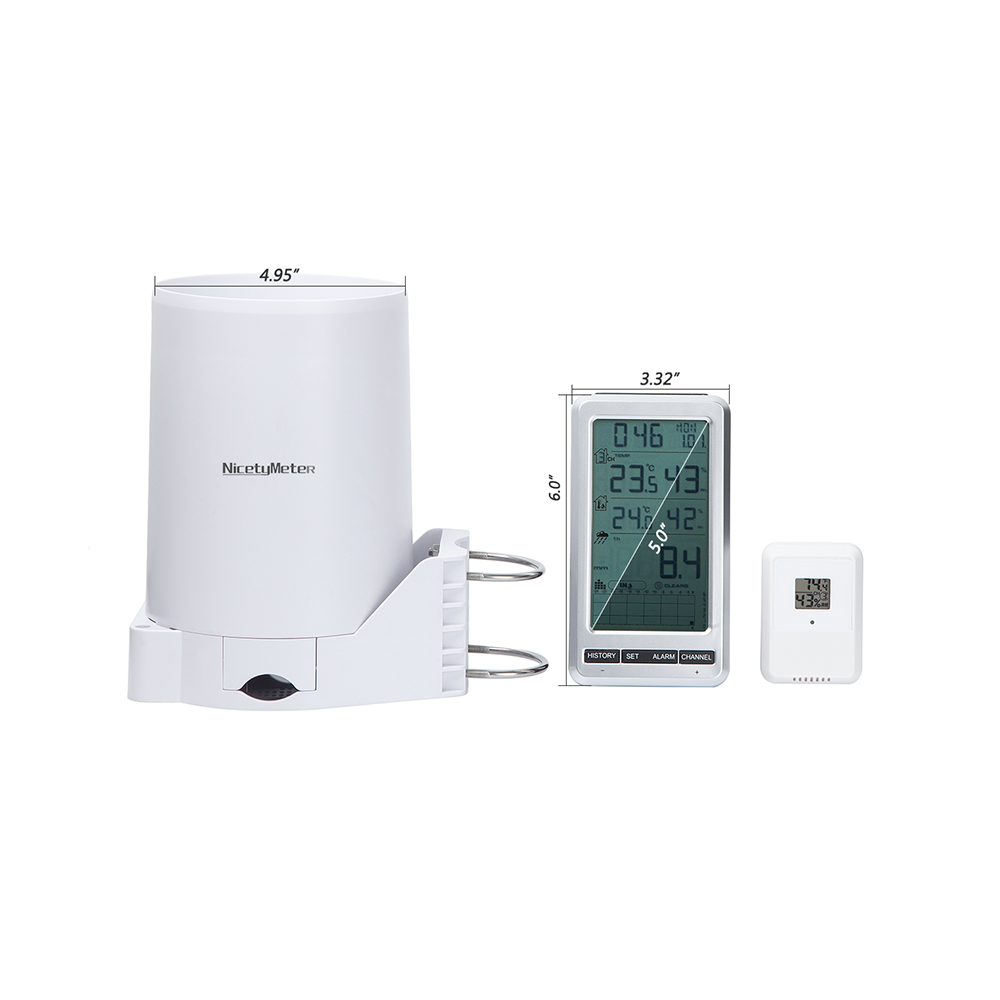 0206 RF 433mhz Wireless Tippin - Garden Weather Station ulasan dan harga