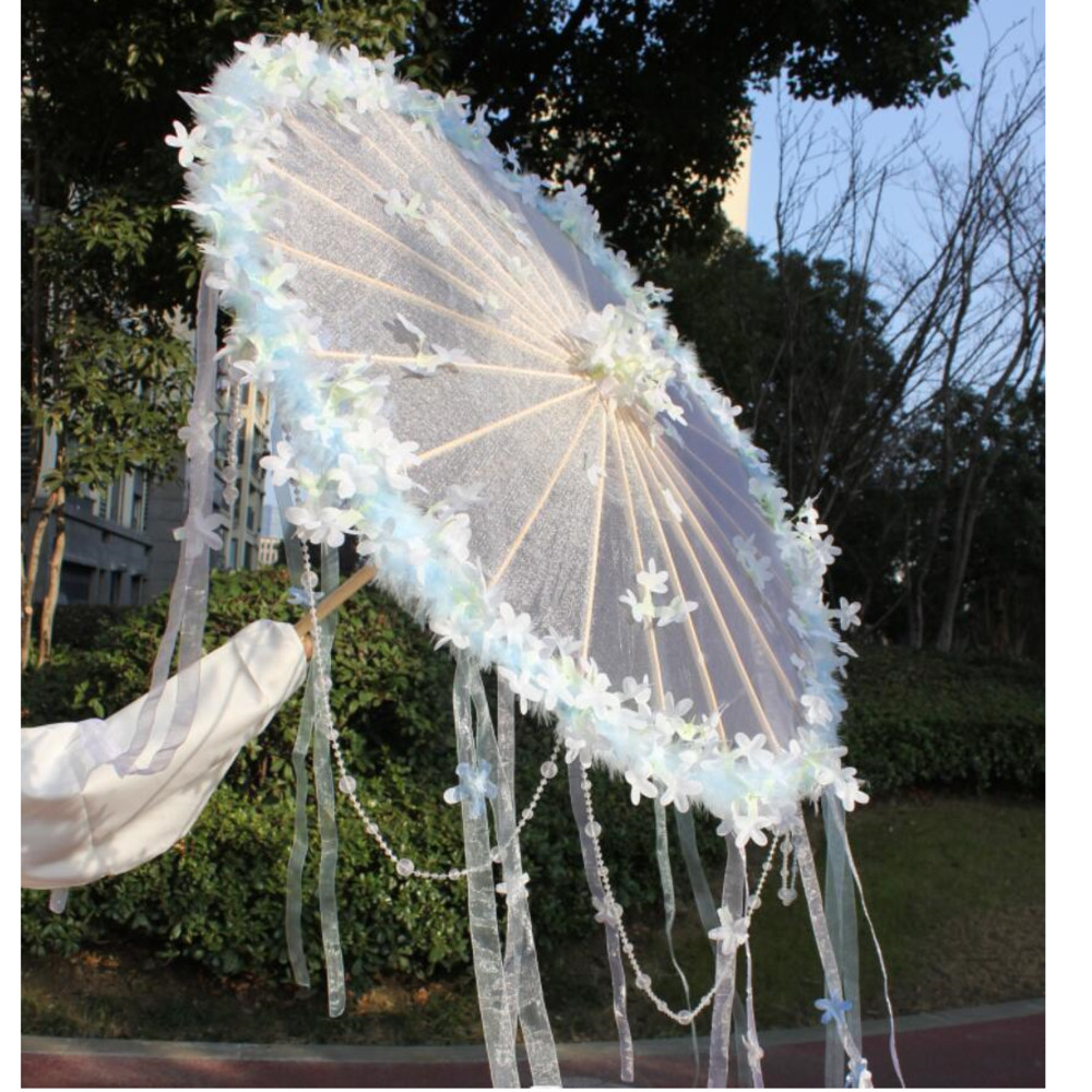 Hanfu Flower Waterproof Beach  - Smart Garden Umbrella ulasan dan harga