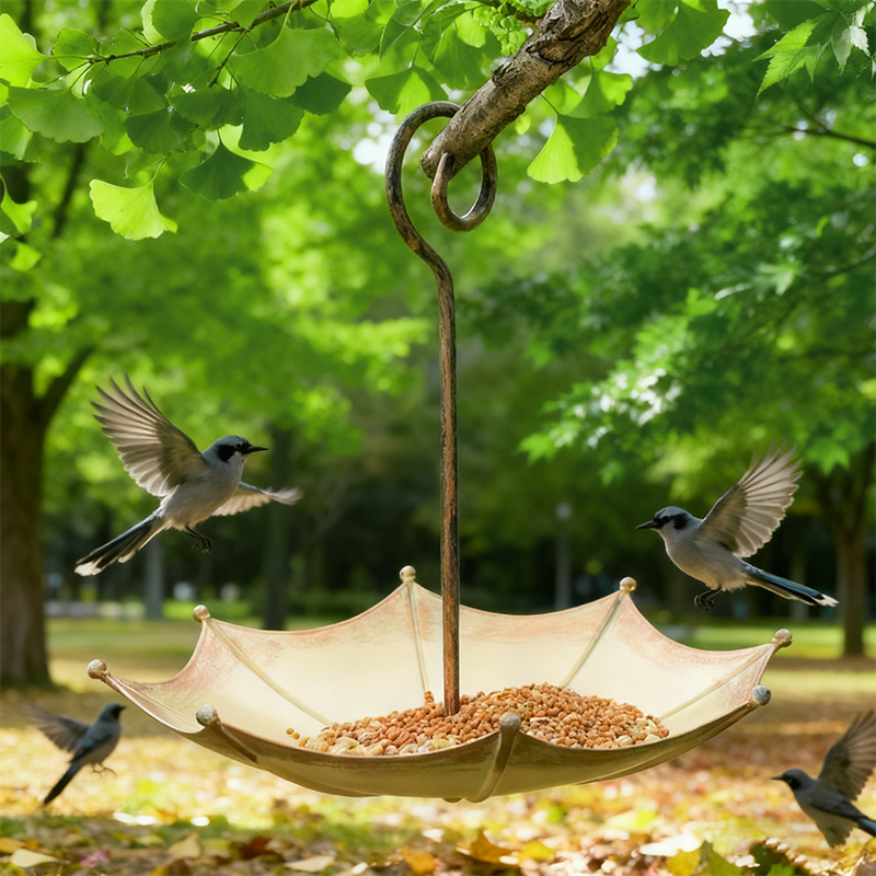 Retro Mini Umbrella Shaped Bir - Smart Garden Umbrella ulasan dan harga