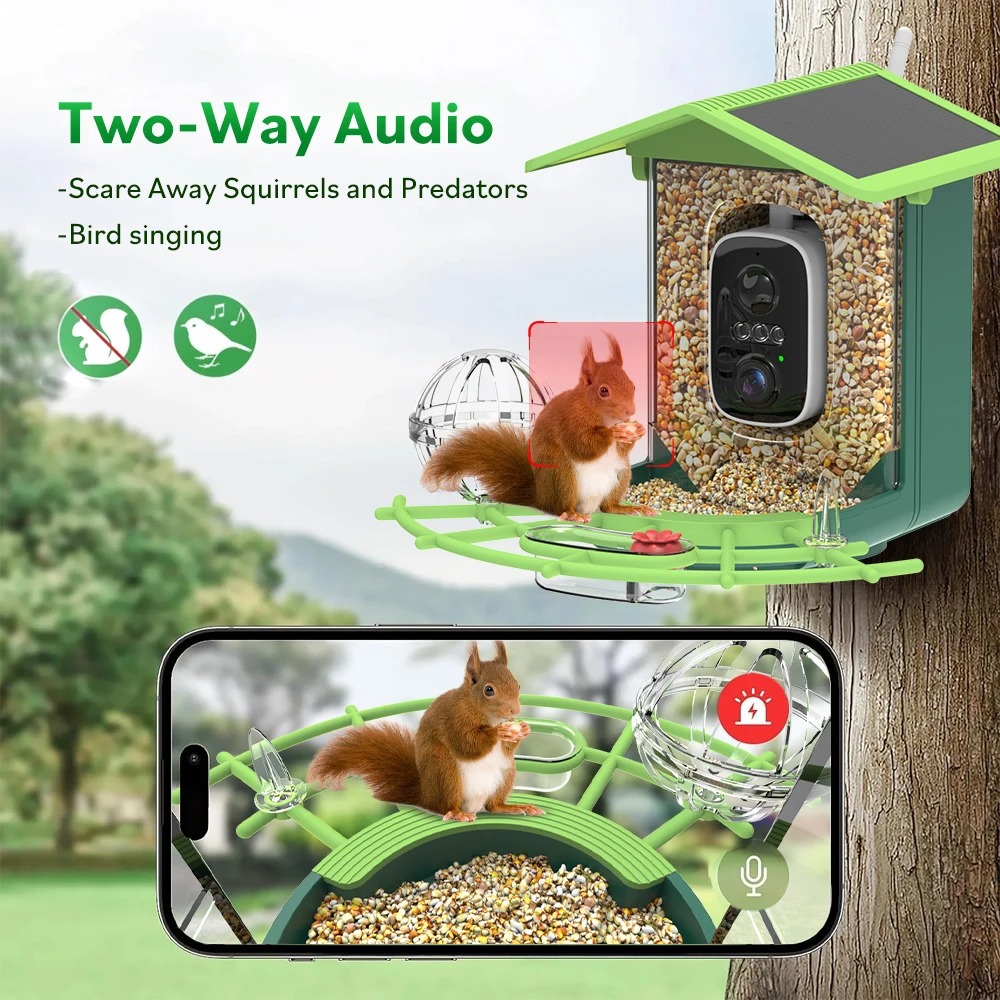 Smart AI Bird Feeder Bird Iden - Smart Garden Ai ulasan dan harga
