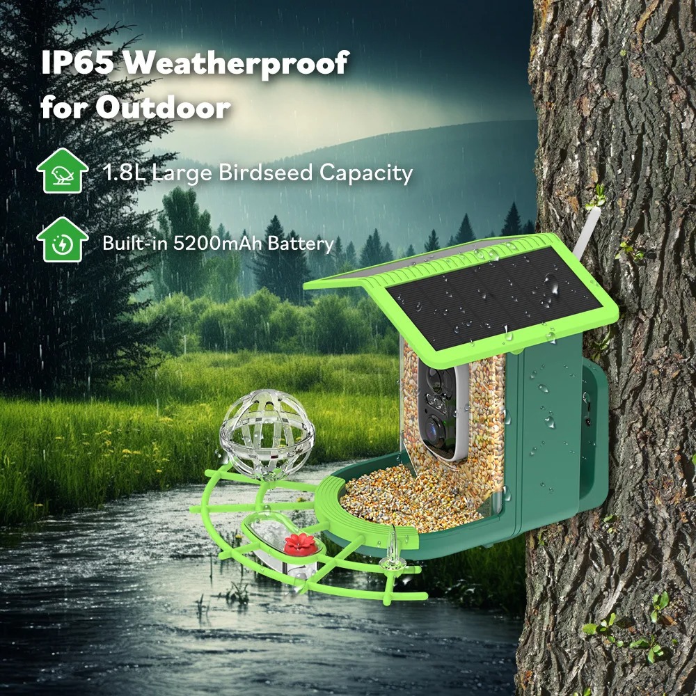 Smart AI Bird Feeder Bird Iden - Smart Garden Ai ulasan dan harga