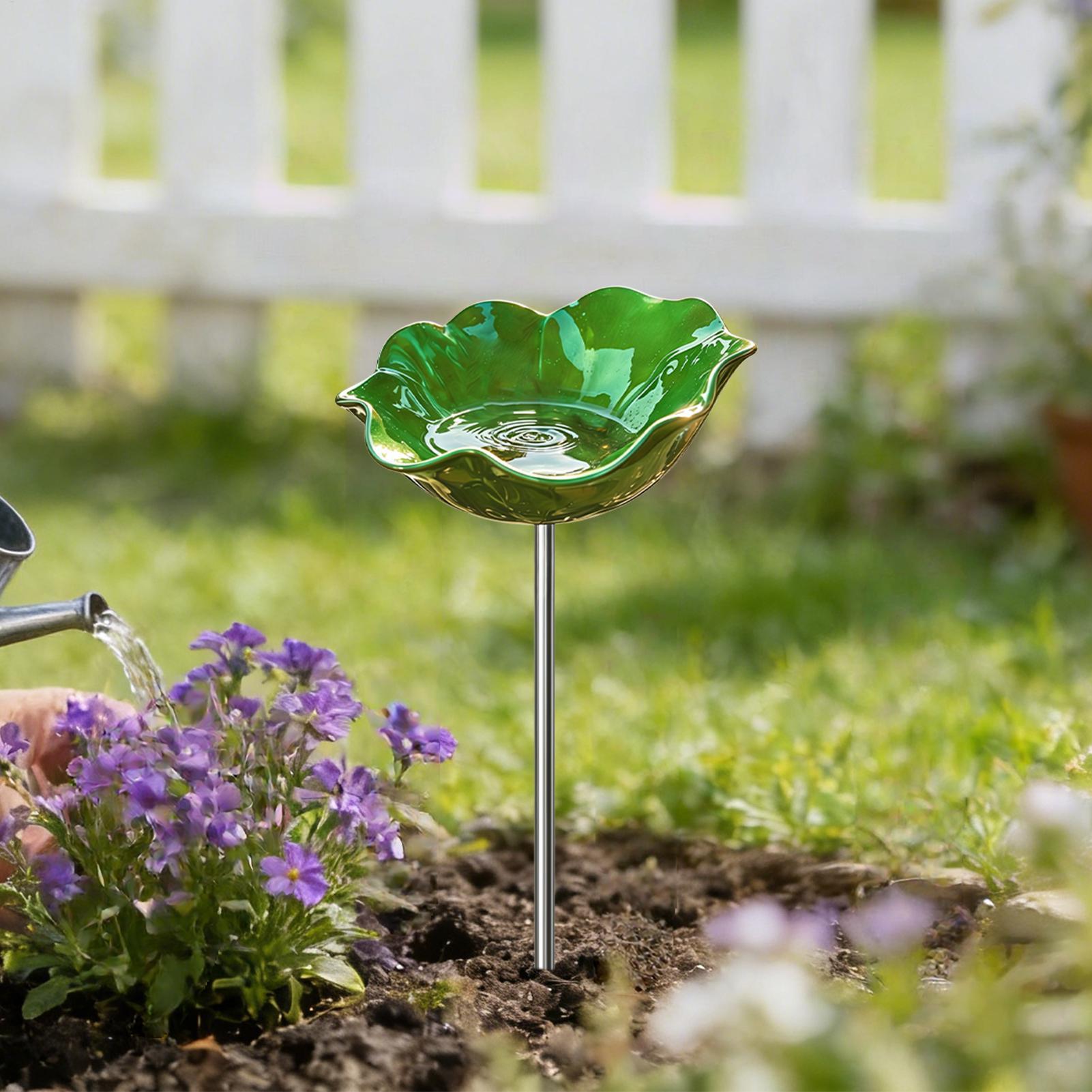 Metal Bee Bath Weather-Resista - Garden Weather Station ulasan dan harga