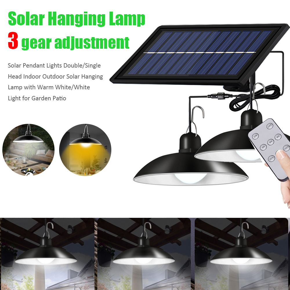 Double Head Solar Pendant Ligh - Smart Garden Sheds ulasan dan harga