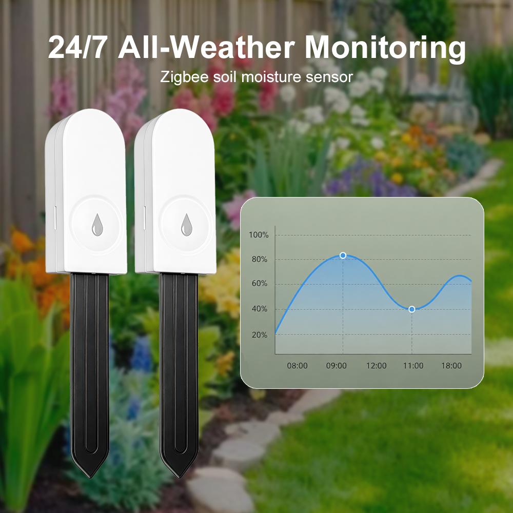 Zigbee 3.0 Soil Moisture Senso - Smart Garden Products ulasan dan harga