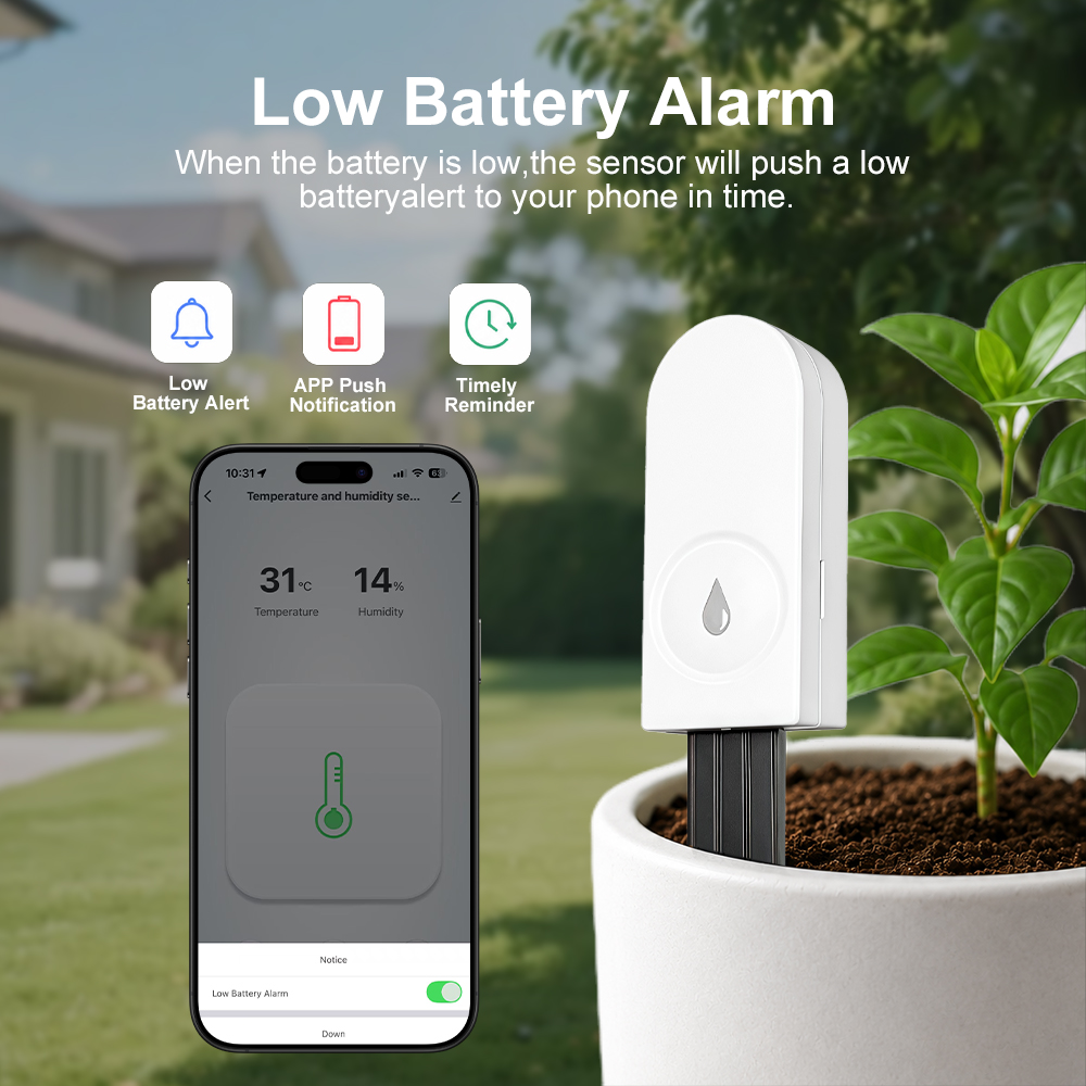 Zigbee 3.0 Soil Moisture Senso - Smart Garden Products ulasan dan harga