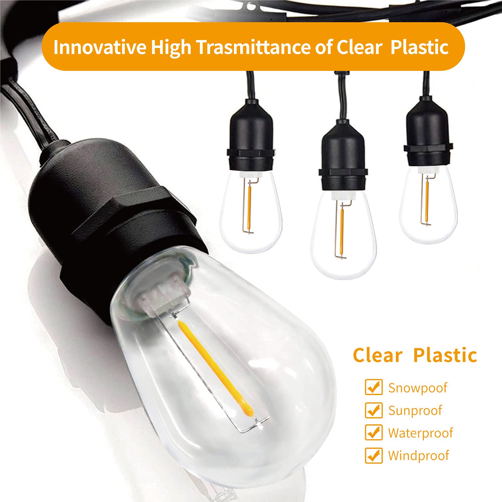 LED S14 Replacement Light Bulb - Smart Garden Umbrella ulasan dan harga