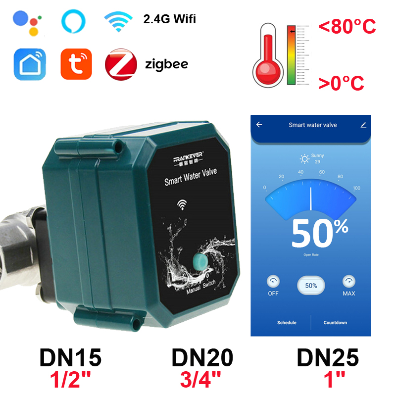 Tuya Wifi Water Valve Shut off - Smart Garden Home Assistant ulasan dan harga