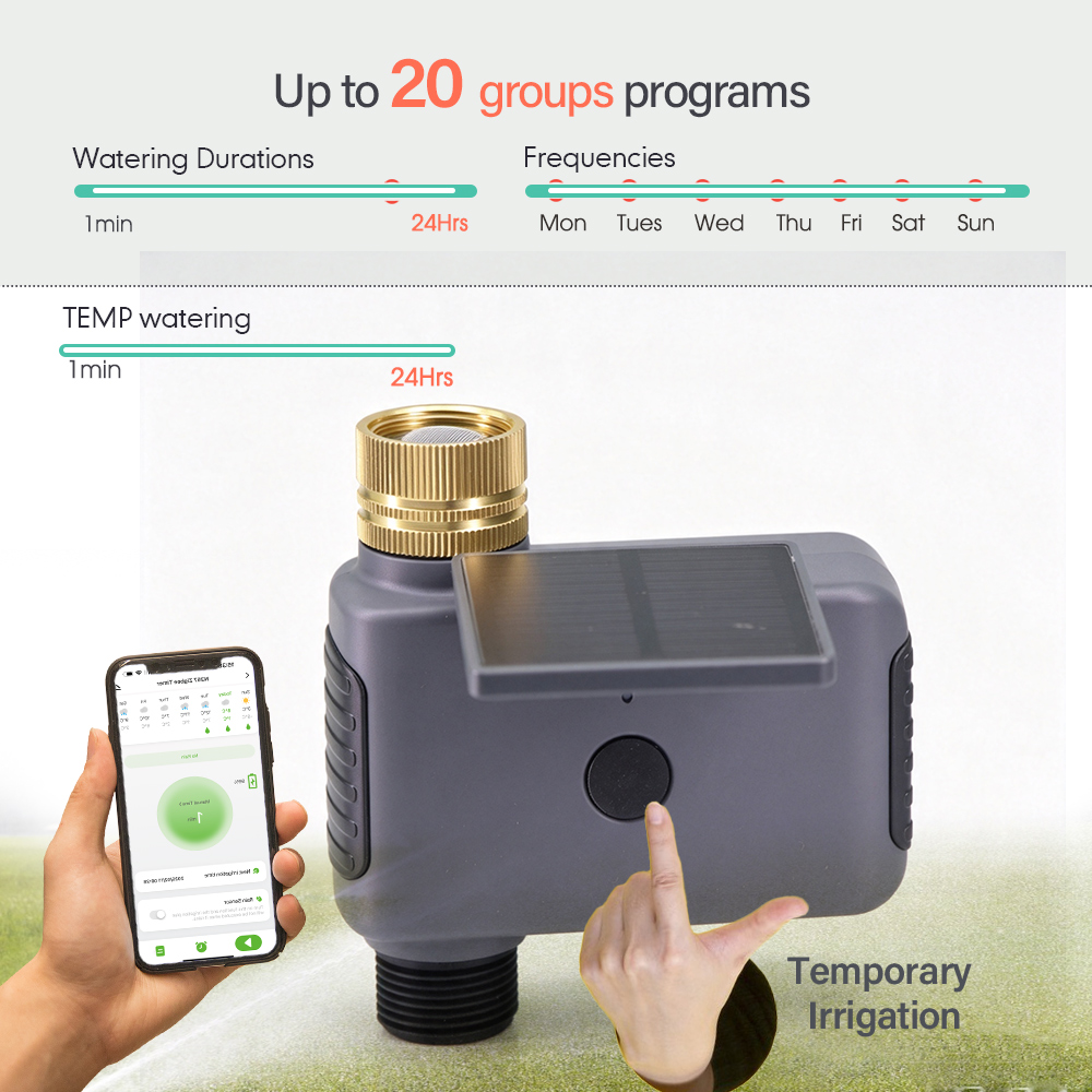 BSP/NPT Tuya Smart Solar Wifi  - Smart Garden Sphagnum Moss ulasan dan harga