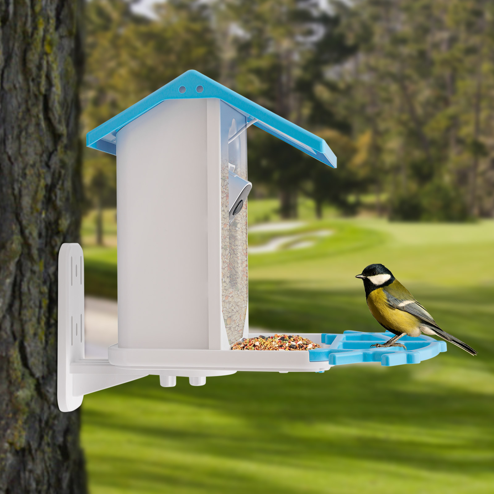 Solar Powered Smart Bird Feede - Smart Garden Ai ulasan dan harga