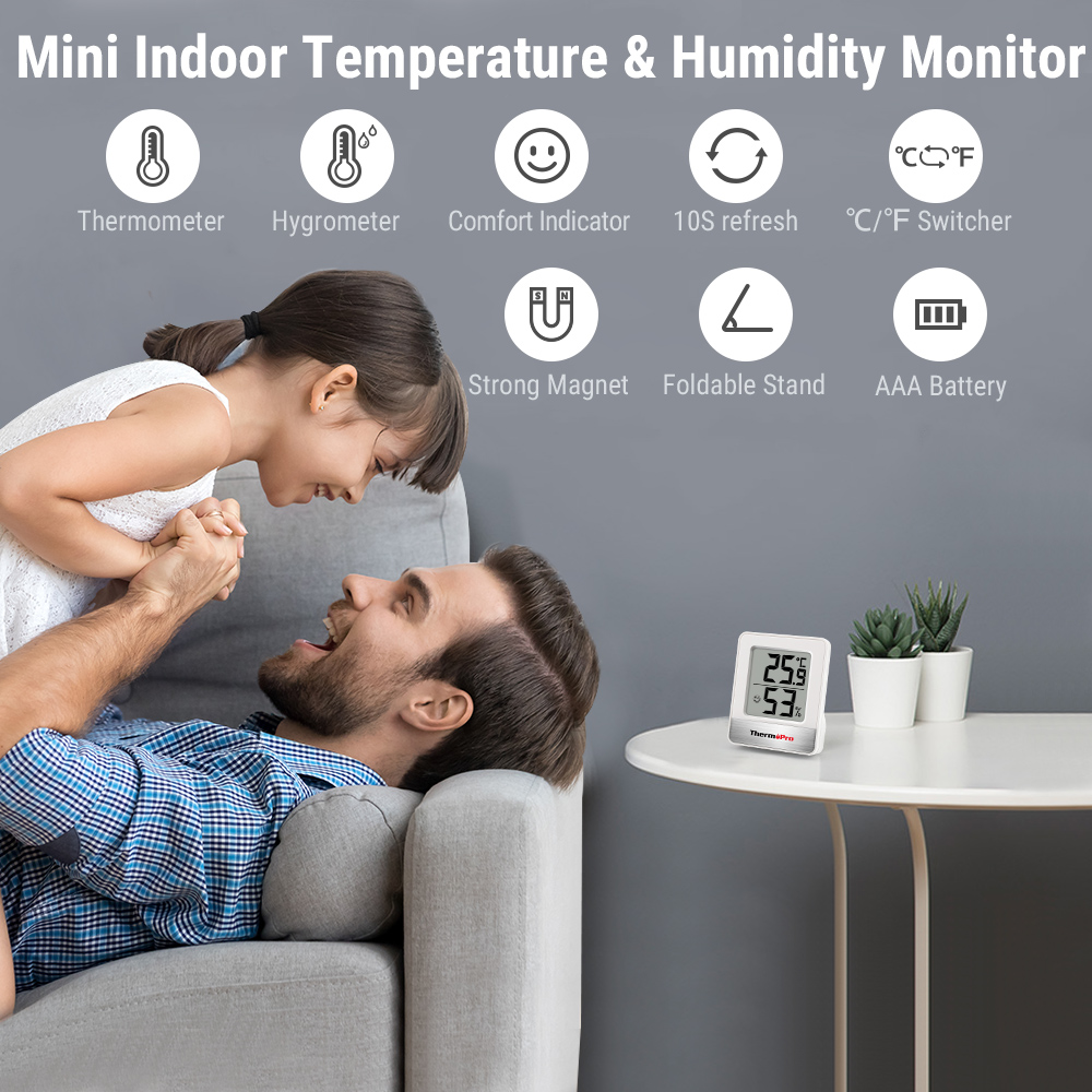 ThermoPro TP49 Mini Weather St - Garden Weather Station ulasan dan harga