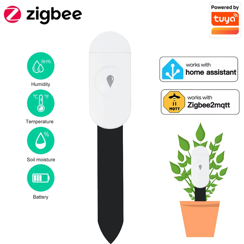 Tuya Zigbee Temperature Humidi - Smart Garden Products ulasan dan harga