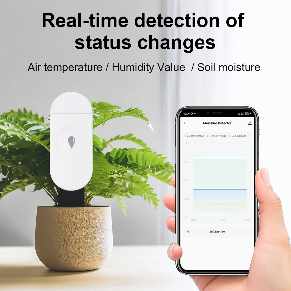 Tuya Zigbee Temperature Humidi - Smart Garden Products ulasan dan harga