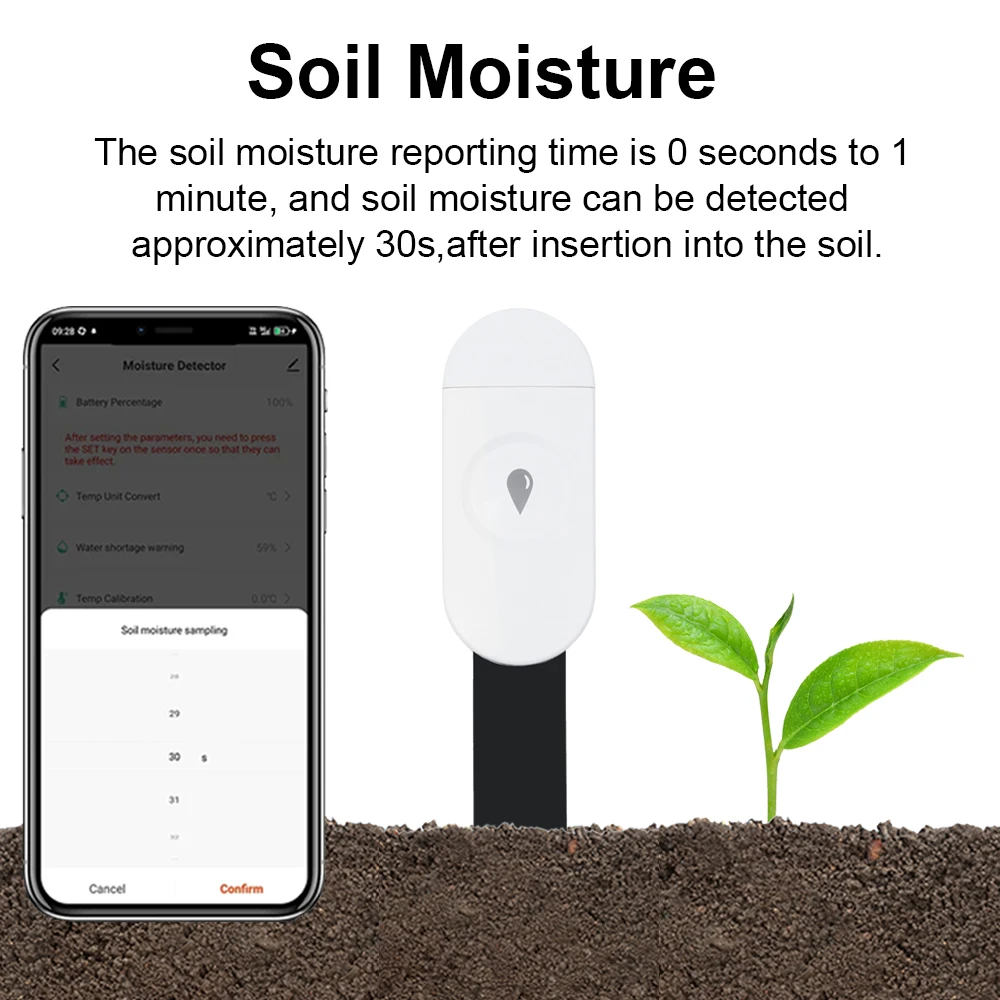 Tuya Zigbee Temperature Humidi - Smart Garden Products ulasan dan harga