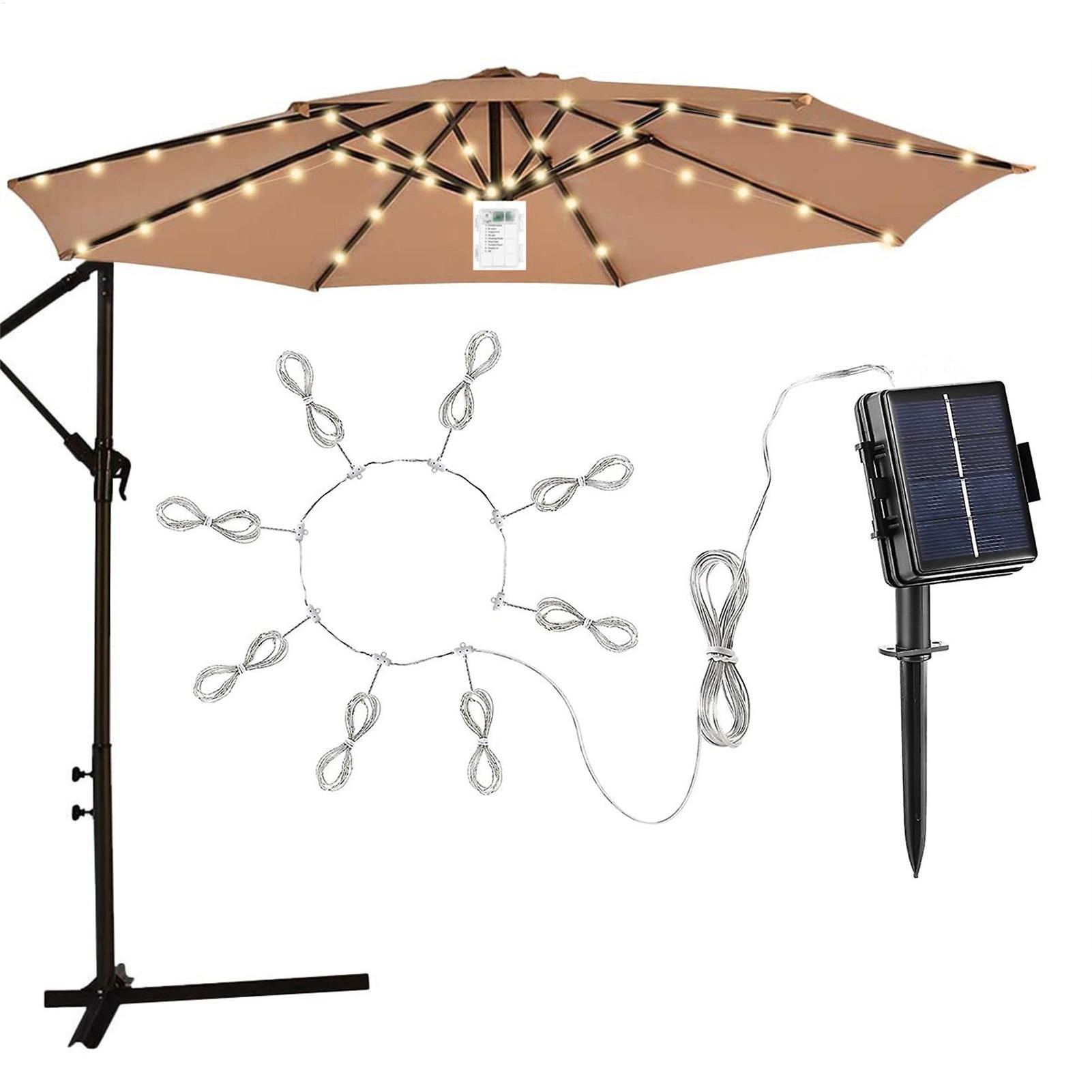 104 LED Umbrella Lights Outdoo - Smart Garden Umbrella ulasan dan harga