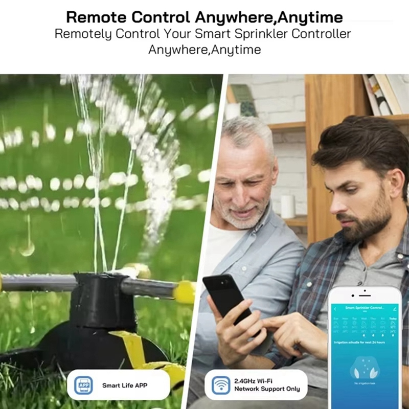 Tuya WiFi Smart Sprinkler Cont - Smart Garden In Home ulasan dan harga