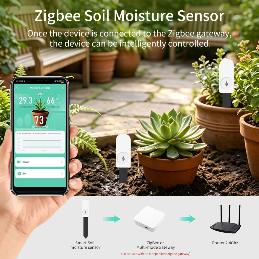 Smart Zigbee 3.0 Soil Tester H - Smart Garden Home Assistant ulasan dan harga