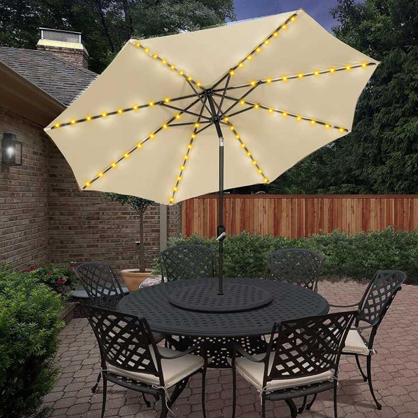 Solar Umbrella String Light 10 - Smart Garden Umbrella ulasan dan harga