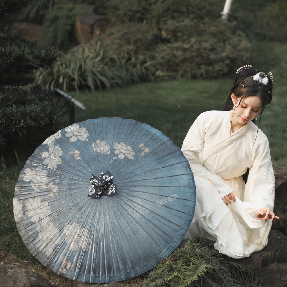 82cm Silk Cloth Women Umbrella - Smart Garden Umbrella ulasan dan harga