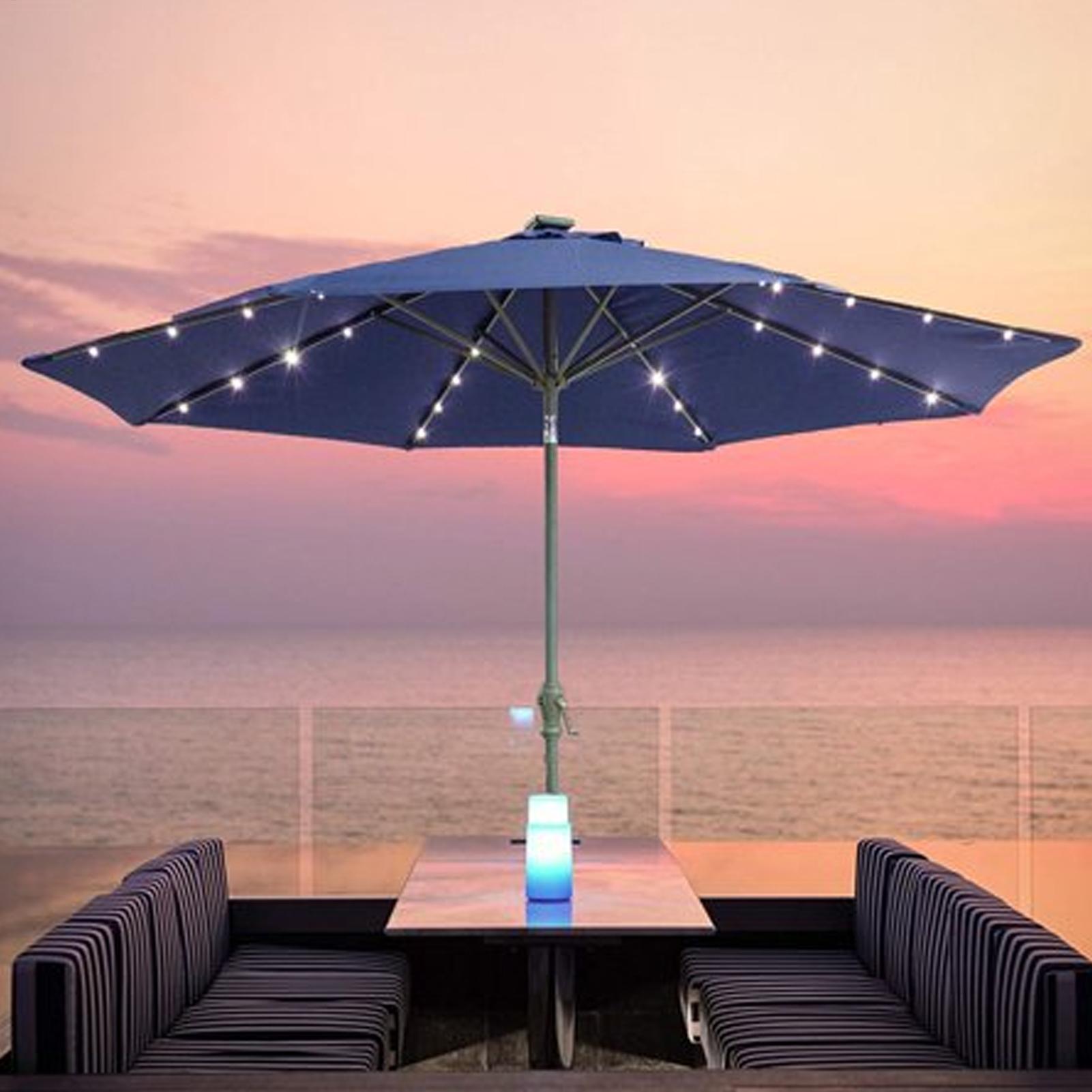 104 LED Umbrella String Light  - Smart Garden Umbrella ulasan dan harga