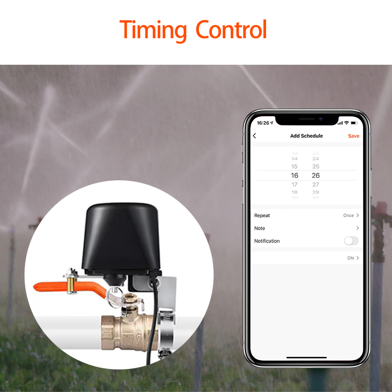 ZigBee Water/Gas Valve Remote  - Smart Garden Timer ulasan dan harga