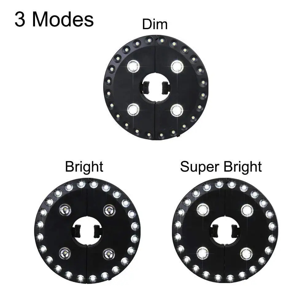 28 Led Patio Umbrella Light fo - Smart Garden Umbrella ulasan dan harga