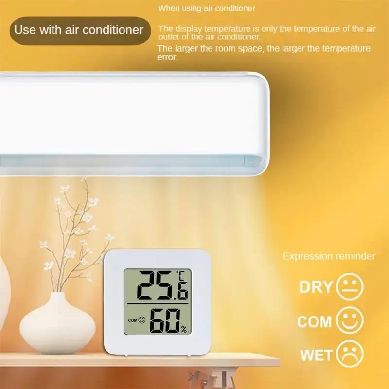 Mini Indoor Thermometer Hygrom - Garden Weather Station ulasan dan harga