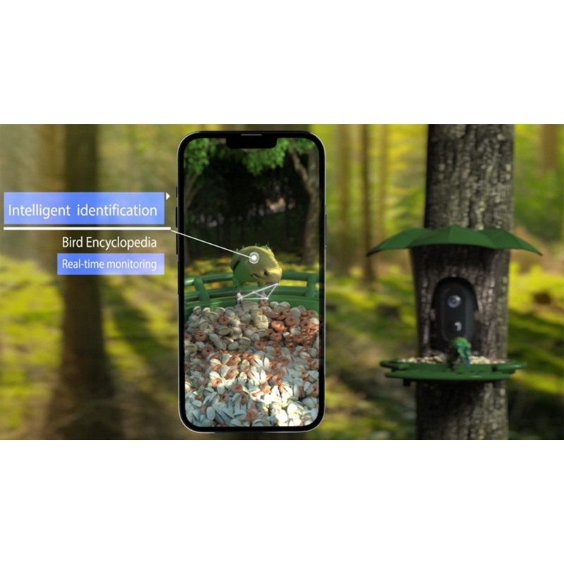 Solar AI Smart Bird Feeder Bir - Smart Garden Ai ulasan dan harga