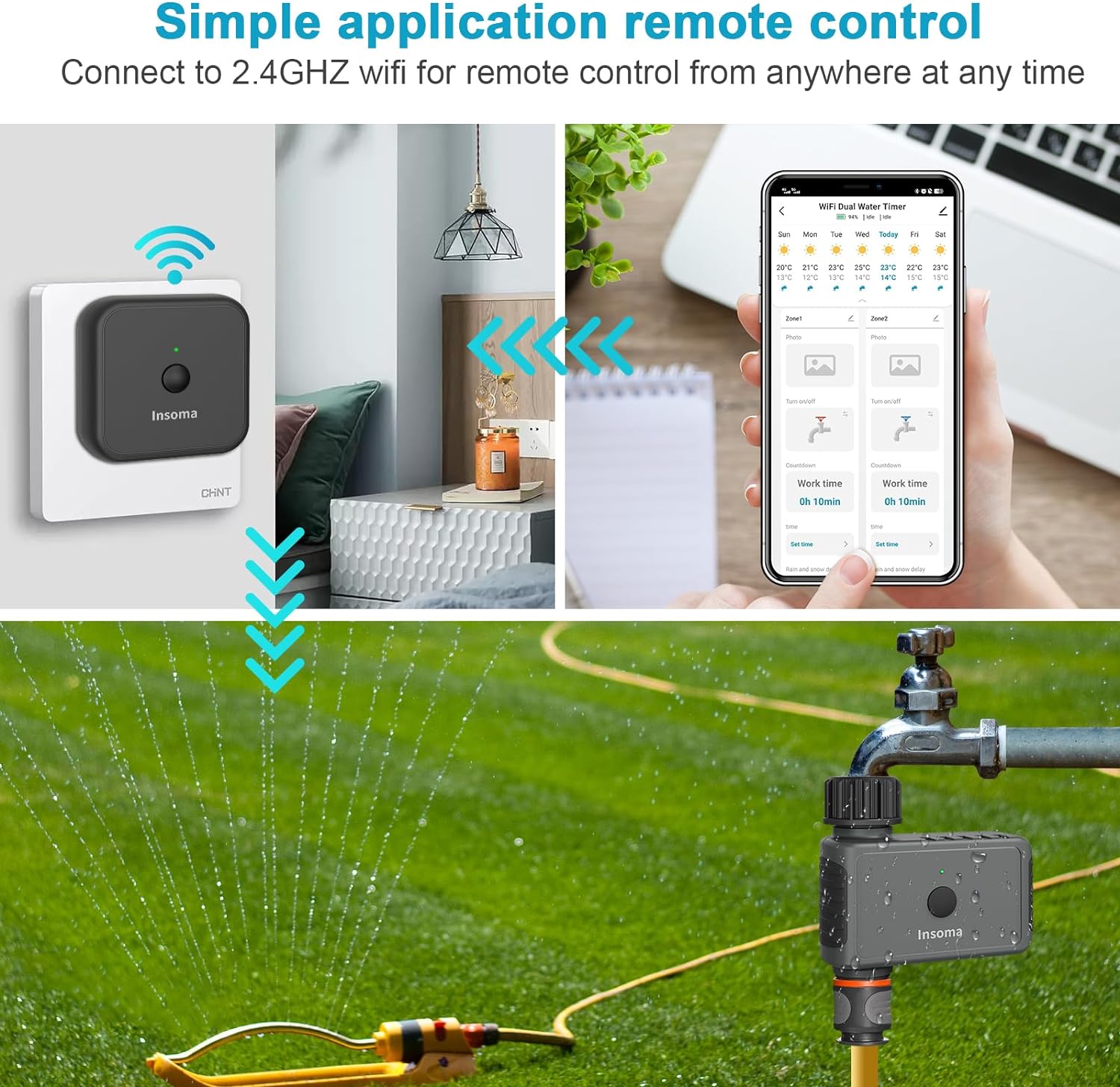 Insoma Wifi Automatic Sprinkle - Smart Garden Sphagnum Moss ulasan dan harga