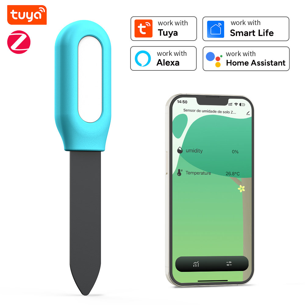 Tuya Zigbee Soil Sensor Humidi - Smart Garden Products ulasan dan harga